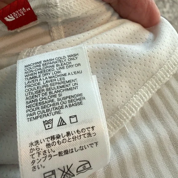 North Face women’s Striped Short Sleeve Picklebal, Tennis Workout Top Size Large - Picture 9 of 9